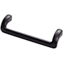 Top Knobs Kentfield 5 Inch Center to Center Handle Cabinet Pull from the Lynwood Series Flat Black