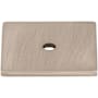 Top Knobs 1-1/4 Inch Square Cabinet Knob Backplate from the Sanctuary Series Brushed Satin Nickel