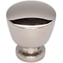 Top Knobs Allendale 1-1/4 Inch Mushroom Cabinet Knob from the Lynwood Collection Polished Nickel