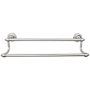 Top Knobs Tuscany Bath 30 Inch Double Towel Bar Brushed Satin Nickel