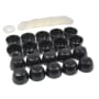 TOTO Bolt Cap Set (10 Caps and 10 Bases) Ebony