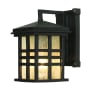 Trans Globe Lighting Mission Style 10" Tall Single Light Outdoor Square Wall Sconce from the Outdoor Collection Black