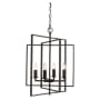 Trans Globe Lighting El Capitan 4 Light 20" Wide Taper Candle Chandelier Rubbed Oil Bronze