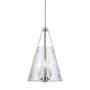 Trans Globe Lighting Alivia 3 Light 11" Wide Taper Candle Pendant Brushed Nickel