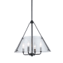 Trans Globe Lighting Alivia 4 Light 18" Wide Taper Candle Pendant Black