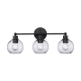Trans Globe Lighting Polverini 3 Light 24" Wide Bathroom Vanity Light Black