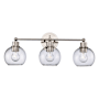 Trans Globe Lighting Polverini 3 Light 24" Wide Bathroom Vanity Light Brushed Nickel