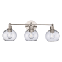 Trans Globe Lighting Polverini 3 Light 24" Wide Bathroom Vanity Light Brushed Nickel