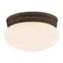 Trans Globe Lighting Dellwood 2 Light Flush Mount Ceiling Fixture Rubbed Oil Bronze