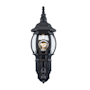 Trans Globe Lighting Single Light Up Lighting Wall Sconce from the Outdoor Collection Black