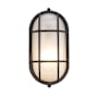 Trans Globe Lighting Single Light Outdoor Medium Bulk Head from the Outdoor Collection Black