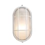 Trans Globe Lighting Single Light Outdoor Medium Bulk Head from the Outdoor Collection White