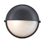 Trans Globe Lighting Mesa II 8" Tall Outdoor Wall Sconce Black