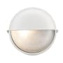 Trans Globe Lighting Mesa II 8" Tall Outdoor Wall Sconce White