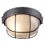 Trans Globe Lighting Single Light Medium Round Outdoor Bulk Head from the Outdoor Collection Rust