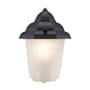 Trans Globe Lighting Single Light Down Lighting Small Outdoor Wall Sconce from the Outdoor Collection Black
