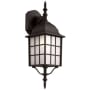 Trans Globe Lighting San Gabriel Single Light 19-1/2" Tall Outdoor Wall Sconce Black