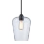 Trans Globe Lighting Kieran 8" Wide Mini Pendant Black