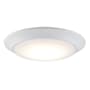 Trans Globe Lighting Vanowen 8" Wide LED Flush Mount Bowl Ceiling Fixture White