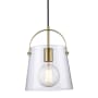 Trans Globe Lighting Curry 8" Wide Mini Pendant Antique Gold