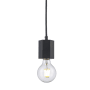 Trans Globe Lighting Placerville 3" Wide Single Pendant Black