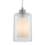 Trans Globe Lighting Modesto 5" Wide Mini Pendant Brushed Nickel