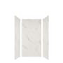 Transolid Expressions 36" W x 36" D x 72" H Three Panel Shower Wall Kit Bianca