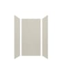 Transolid Expressions 36" W x 36" D x 72" H Three Panel Shower Wall Kit Cameo