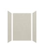 Transolid Expressions 48" W x 36" D x 72" H Three Panel Shower Wall Kit Cameo