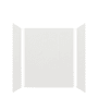 Transolid Expressions 60" W x 36" D x 72" H Three Panel Shower Wall Kit Grey