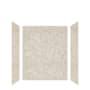 Transolid Expressions 60" W x 36" D x 72" H Three Panel Shower Wall Kit Sea Fog