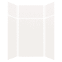 Transolid Expressions 48" W x 48" D x 96" H Six Panel Shower Wall Kit White