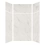 Transolid Expressions 48" W x 48" D x 96" H Six Panel Shower Wall Kit Bianca