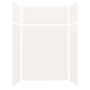 Transolid Expressions 60" W x 36" D x 96" H Six Panel Shower Wall Kit White