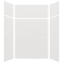 Transolid Expressions 60" W x 48" D x 96" H Six Panel Shower Wall Kit Grey