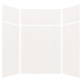 Transolid Expressions 60" W x 60" D x 96" H Six Panel Shower Wall Kit White
