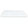 Transolid FL-Series 48" x 32" Rectangular Shower Base with Single Threshold and Left Drain White