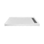 Transolid Commercial 60" x 30" Rectangular Shower Base with Single Threshold and Right Drain White