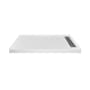 Transolid Commercial 60" x 34" Rectangular Shower Base with Single Threshold and Right Drain White