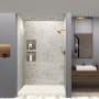 Transolid FSL-Series 60" x 32" Rectangular Shower Base with Single Threshold and Right Drain Cameo