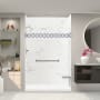 Transolid 60" x 36" Rectangular Shower Base with Single Threshold and Left Drain White