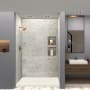 Transolid 60" x 36" Rectangular Shower Base with Single Threshold and Left Drain Cameo