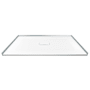 Transolid Trimslate 51" x 40" Rectangular Shower Base with Center Drain White