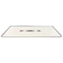 Transolid Trimslate 60" x 31-1/2" Rectangular Shower Base with Center Drain Cameo