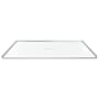 Transolid Trimslate 60" x 39-3/8" Rectangular Shower Base with Center Drain White