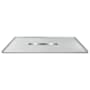 Transolid Trimslate 63" x 35-1/2" Rectangular Shower Base with Center Drain Grey