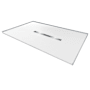 Transolid 70-7/8" x 41-1/2" Rectangular Shower Base with Center Drain White