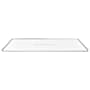 Transolid Trimslate 79" x 40" Rectangular Shower Base with Center Drain White
