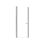 Transolid 70" High x 28" Wide Pivot Frameless Shower Door with Clear Glass Brushed Stainless