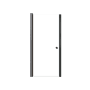 Transolid Lyna 70" High x 31" Wide Pivot Frameless Shower Door with Clear Glass Matte Black